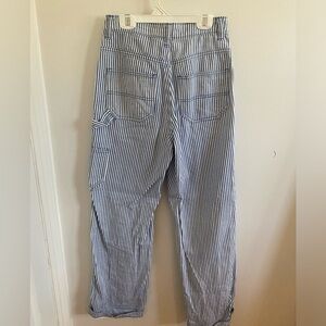 H&M stripped jeans